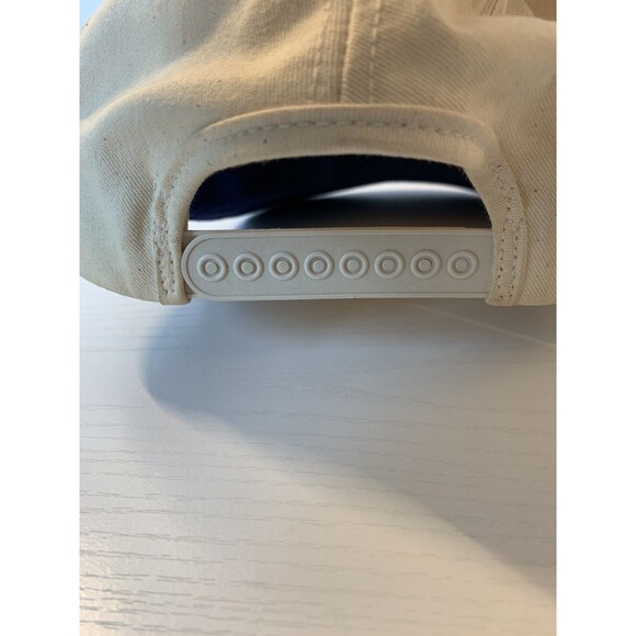 VTG 80 90 Pepsi Baseball Hat Cap Snap Back Trucker Cream Ivory K Products USA - Picture 6 of 9